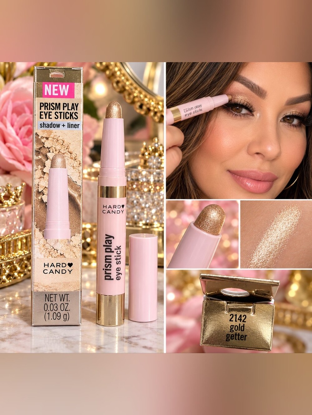 Hard Candy Prism Play Eye Stick - Gold Getter Shimmer